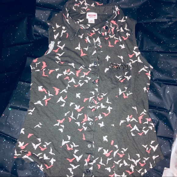 ☀️ Button up bird tank - Picture 1 of 4